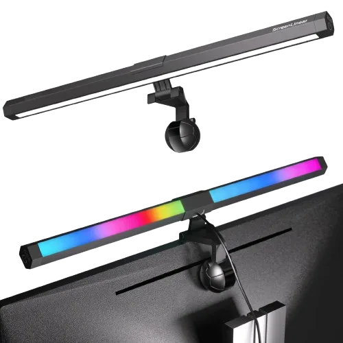RGB Monitor Light Bar – Touch Control, USB, Adjustable Brightness & Colors