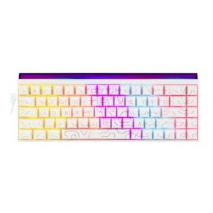 AJAZZ NK68 Hotswap Mechanical Gaming Keyboard – Red Switches, RGB