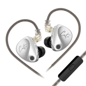 IEMS KZ Castor HiFi Earphone 2DD Dynamic High-end With Microphone