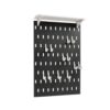 Pegboard (Black) 60*40cm + 12 crochets + 1 etagers