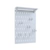 Pegboard (White) 60*40cm + 12 crochets + 1 etagers